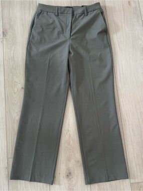 Rachel Zoe women’s size 10 high-rise straight leg gray dress pants new w/ tags
